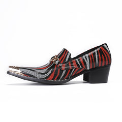 Formal Wear Business Height Increasing New Cowhide High Leather Shoes