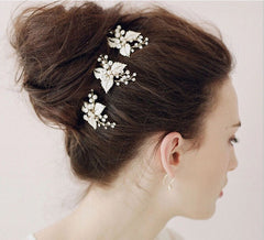 Bridal Handmade Leaf Hairpin Dress Wedding Accessories