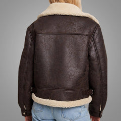 Women's French Fashion Versatile Short Reversible Fleece Jacket