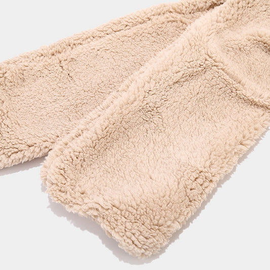 Two-piece Warmth Hat And Scarf With Thickened Bear Ears