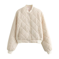 Autumn And Winter Ladies Comfort And Casual Short Cotton Jacket Jacket Coat