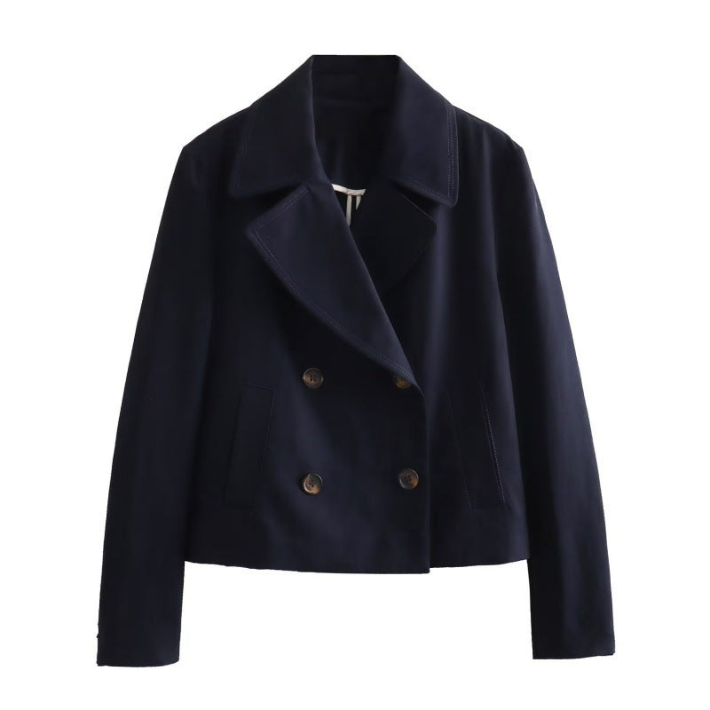 Fall Women's Clothing European And American Style Windbreaker Short Jacket