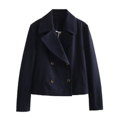 Fall Women's Clothing European And American Style Windbreaker Short Jacket