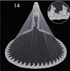 Bridal Wedding Dress Long Tail Luxury Super Fairy Wedding Veil