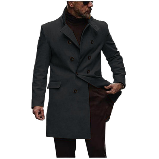 European And American Woolen Coat Men
