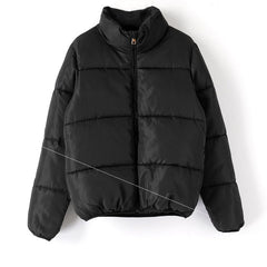 Cotton Padded Puffer Jacket Short Coat