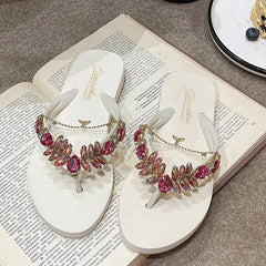 Women's Outdoor Casual Flip-toe Beach Sandals Flat