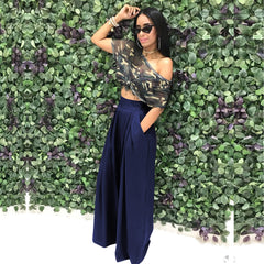 Fashion Personality Flared Trousers Wide-leg Casual Wide-leg Pants