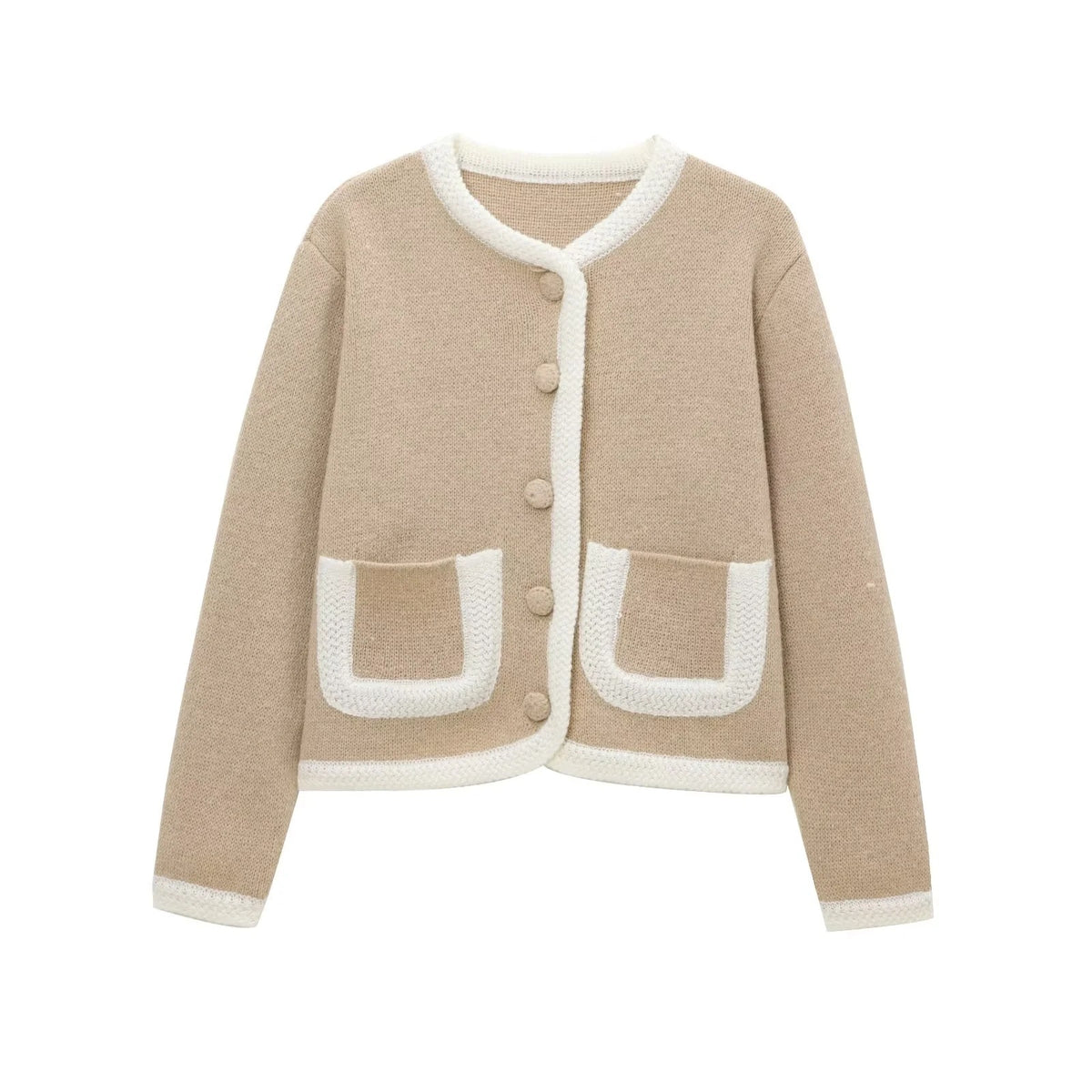 Autumn  Retro Loose Casual Knitted Coat