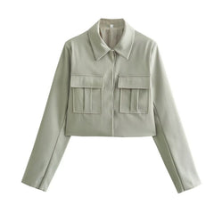 Women's Fashion Temperament Coat Trousers Straight Pants Suit