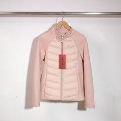Plus Size Open Button Lightweight Down Coat