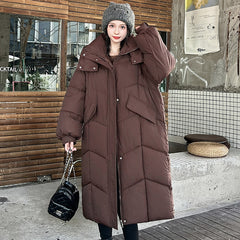 Thick Loose And Warm Cotton-padded puffer Coat Women