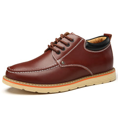 Men's Leather Shoes Height Increasing Insole 6cm