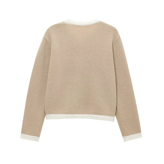 Autumn  Retro Loose Casual Knitted Coat