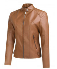 European And American Women's Leather Jackets