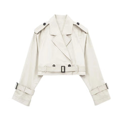 European And American Style Women's Short Cut Windbreaker