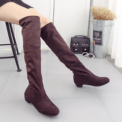Autumn And Winter New Leg Boot Long Over-the-knee Boots Flat Boots Children