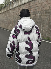 American Vintage Hooded Loose Cotton puffer Jacket