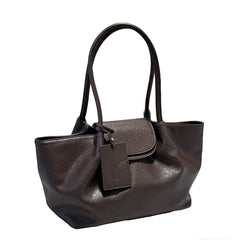 Women's genuine leather tote bag - view 5