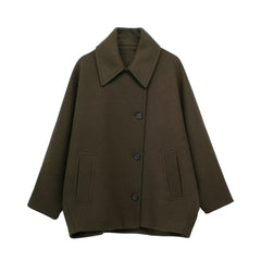 Autumn Wool Blended Short Coat