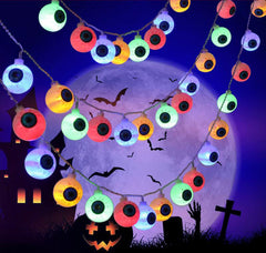 Halloween LED eyeball string lights
