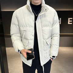 Cotton Jacket Thickening Stand Collar Bread Coat Leisure Warm