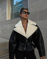 Women's Long Sleeve Solid Color Coat