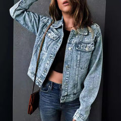 Fall Winter Cowboy Jacket Loose Casual Jacket