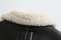 Women's Street Fashion Fleece Fur Jacket