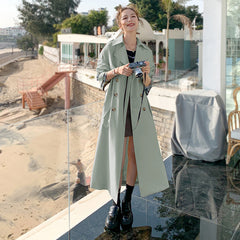 Edging Windbreaker Women Mid-length