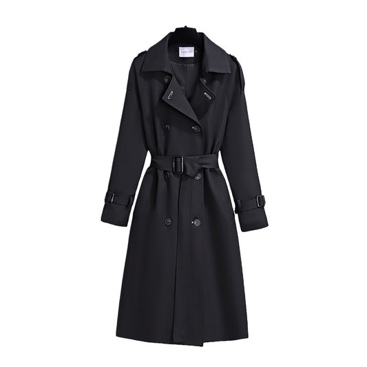 Elegant Mid-end Trench Coat For Women