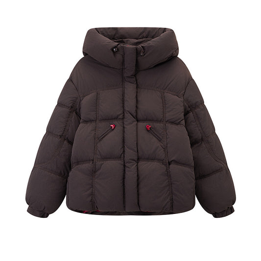 Fashion Hooded Warm Short Cotton Puffer Jacket Women