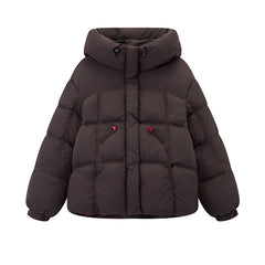 Fashion Hooded Warm Short Cotton Puffer Jacket Women