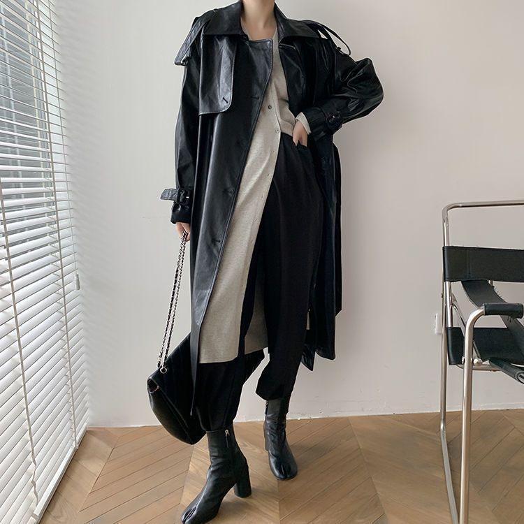 Retro Women's Mid-length Waist Slimming Coat