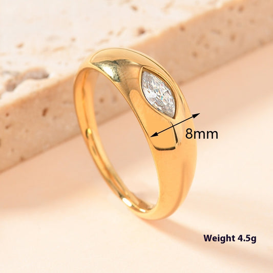 European And American Casting Diamond Diamond-studded Ring
