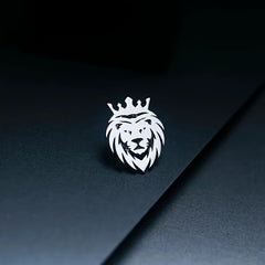 Little Lion Coffee Cup Shape Badge Suit Accessories Creative Men's Brooch