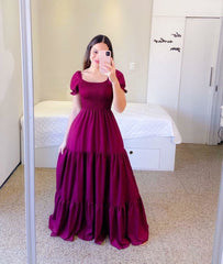 European And American Style Dress Off-shoulder Floral Off-shoulder Long Color Fairy Skirt
