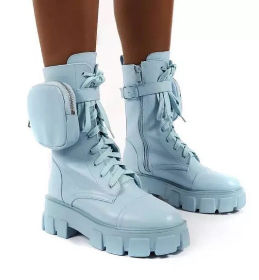 Boots Women's Winter Shoes Deep Mouth New Casual Warm And Velvet High-Top Ankle Boots