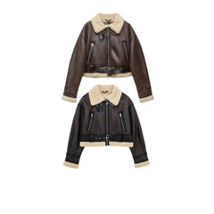 Women's Fashion Double-sided Short Jacket