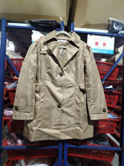 Trench coat women's spring and autumn coat Korean style slim long