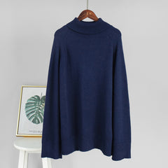 Loose Pullover Thermal Knitting Sweater For Women