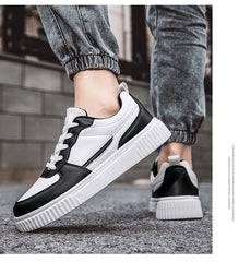Autumn New Breathable White Shoes For Students  Trendy All-Match Platform Sports Casual