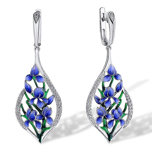 Flower Earrings Women's Artistic Fashion