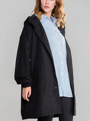 Trench Coat Mid-length Loose Long Sleeve Jacket