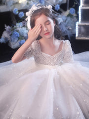 Flower Girl Wedding Dress Little Girl Dress Costume