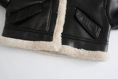Women's Street Fashion Fleece Fur Jacket