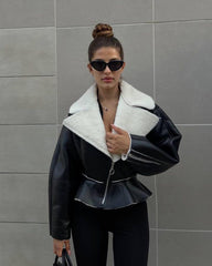 Women's Long Sleeve Solid Color Coat