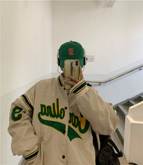 Vintage Harajuku Puffer Jacket Hip Hop Loose Jacket Women