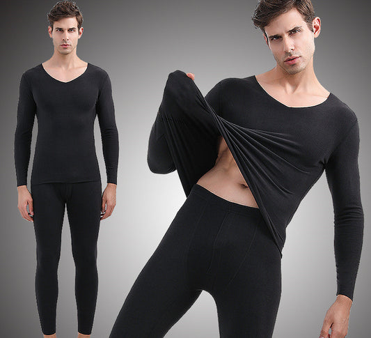 Women's Thin Slim Double-sided Plush Brushed Men's Thermal Underwear