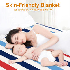 Household Voltage 110v Electric Blanket With Stripes